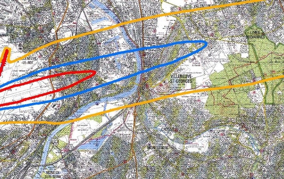 Plan Gene Sonore Aeroport-Orly-Villeneuve-Saint-Georges
